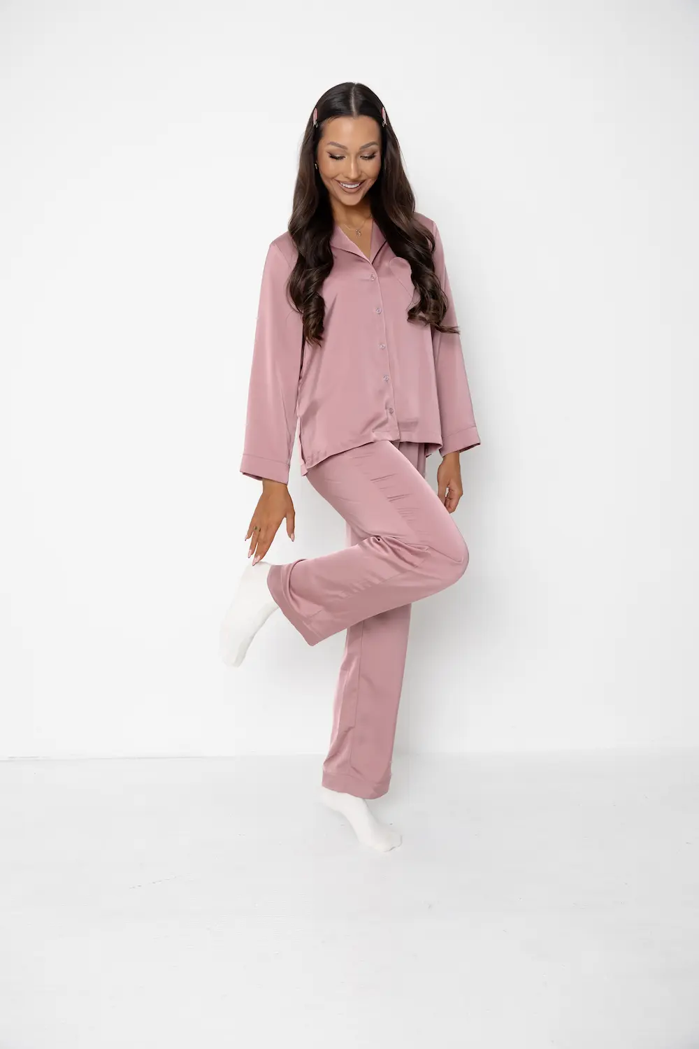 Dluga_pizama_Dirty_Pink